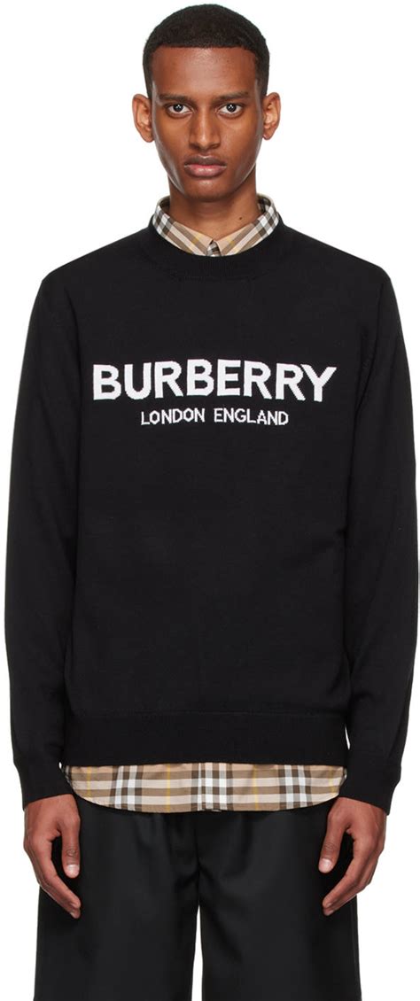 burberry mens sweatshirt|burberry sweater men's.